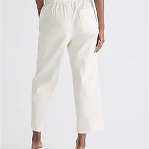 J.Crew $98 Astrid Wide Leg Chino Pant Natural Size M BH357